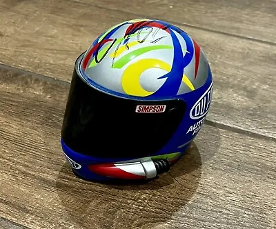 Signed Jeff Gordon Simpson DuPont Automotive NASCAR Mini Racing Helmet • $50.99