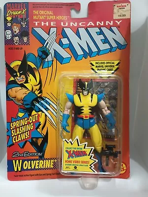 The Uncanny X-Men: Wolverine W/ Spring-Out Slashing Claws ToyBiz 1992 NEW 2nd Ed • $49.99