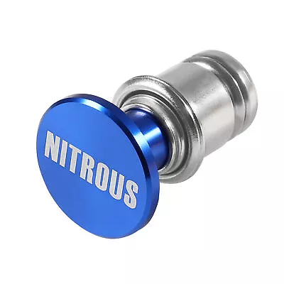 Anodized Aluminum 12V Car Cigarette Lighter Replacement Button NITROUS Blue • $8.36