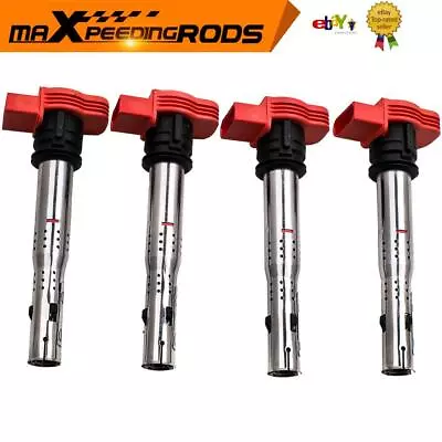 4x Ignition Coil For VW Golf Jetta Audi A4 A5 A6 R8 2.0 3.2 FSI TSI # 06E905115E • $69.01