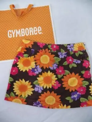 ~Gymboree Outlet~ Girls Size 6 SUNFLOWER SMILES Brown Corduroy Skirt • $7.95