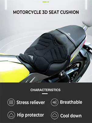 Universal Motorcycle Seat Cushion Cover Sunproof USA • $18.73