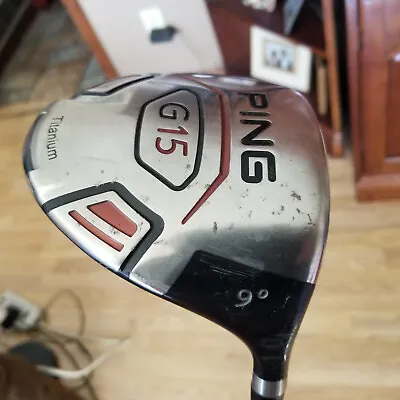 Ping G15 Titanium Driver 9 Degree Loft Alta Cb 55 Stiff Shaft • $49.95