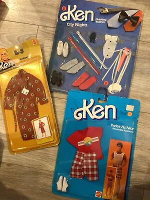 Vintage 70’s & 80’s Barbie Ken Doll Outfits & Accessories • $48