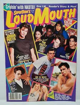 Superteens Loud Mouth Vol 3 No 4 July 1991 NKOTB  Vanilla Ice Hammer Like New • $24.95