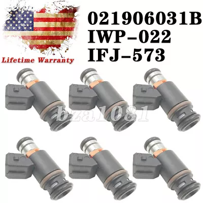 6PCS Fuel Injector For VW Jetta Golf Gti Vr6 Afp 1999-2001 021906031D IWP-022 US • $39.79