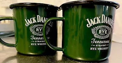 Jack Daniel's RYE Enamel Mug 500ml X2 • £7