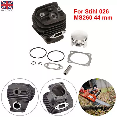 £18.17 • Buy Cylinder Pot Piston Assembly Kit Parts For Stihl 026, MS260 44 Mm 1121-020-1208