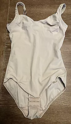 Wacoal Shapewear Bodysuit Size 34D Beige Full Coverage Underwire Vintage • $28.95