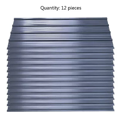 Roof Sheets 12/24 Metal Galvanized Corrugated Shed Profile Roofing Carport Steel • £72.95