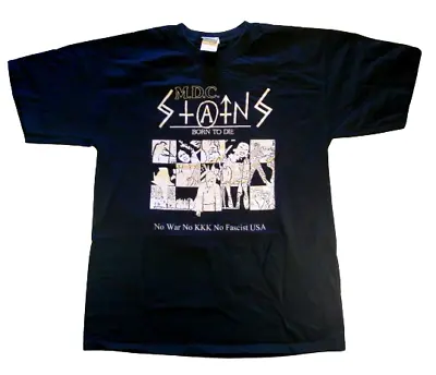 MDC - Stains/Born To Die Medium T-Shirt (circa 2010) • $22.07