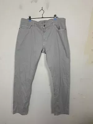 Peter Millar Mens Pants 38x32 Gray Chino Golf Twill Crown Crafted Lightweight • $39.95