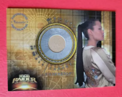 Angelina Jolie Tomb Raider Lara Croft Worn Silk Dragon Jacket Piece Relic Card • £77.09