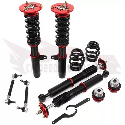 Red Coilovers Struts Shocks Suspension Kits For 1998-2005 BMW E46 3 Series • $222.21