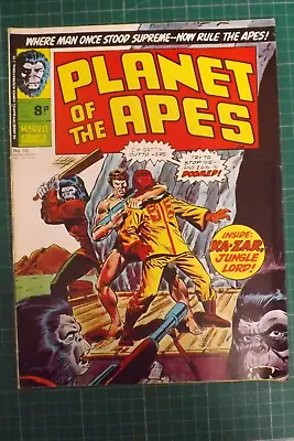 COMIC GRAPHIC NOVEL MARVEL COMICS GROUP  PLANET OF THE APES No.10  1974 GN964 • £6.99