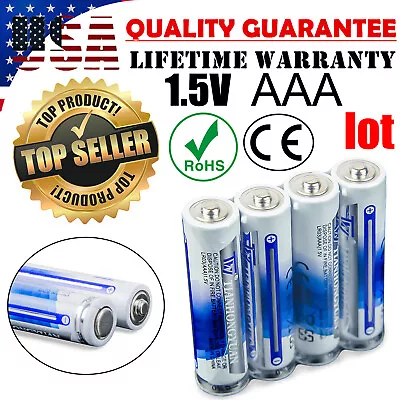 60/120 Pack AAA Batteries Extra Heavy Duty 1.5v. Wholesale Lot Super AAA Battery • $3.59