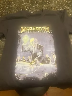 Megadeth Rust In Peace 100% Cotton Medium Shirt • $18.99