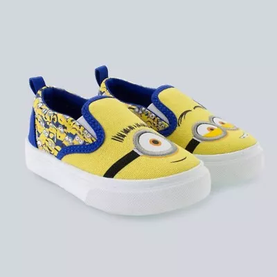 Toddler Boys' NBCUniversal Minions Dual Gore Slip-on Sneakers Size 1 • $21.99