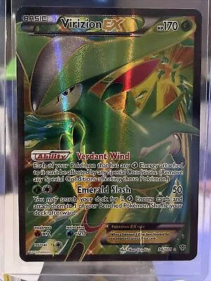 Pokémon TCG Virizion-EX Plasma Blast 96 Holo Full Art MP/LP • $19.99