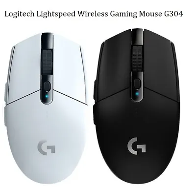 $64.95 • Buy Logitech G305 G304 Lightspeed Wireless Gaming Mouse 6 Buttons 12000 DPI White