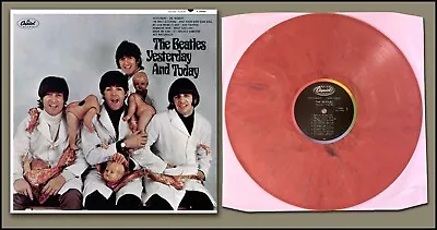 The Beatles Butcher Cover- Sealed Mono Peach Marble Vinyl  With Recall Letter • $69.99