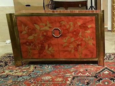 Rare Important Mastercraft Chinoiserie Faux Tortoise Shell Commode - 1/4 P • $12000