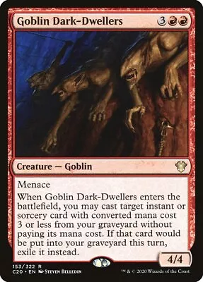 Goblin Dark-Dwellers [Commander 2020] Magic MTG • $1.30