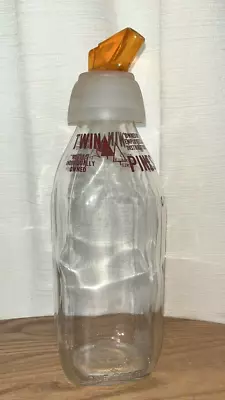 One Quart Twin Pines Dairy Milk Bottle Detroit MI WAYNE COUNTY 1968 Routes • $14.99