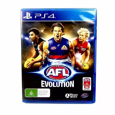 AFL Evolution PS4 PlayStation 4 Complete With Manual Free Postage Shipping Oz • $17.09