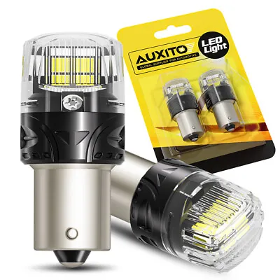 AUXITO 1156 7506 LED DRL Daytime Running Light Bulbs Cool White 6500K Bright EAA • $12.99