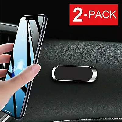 2PCS Strip Shape Magnetic Car Phone Holder Stand For IPhone Samsung Magnet Mount • $6.99