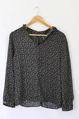 Zara Paisley Long Sleeve Top M By Reluv Clothing • $13.20