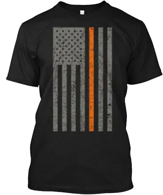 Search And Rescue Thin Orange Line T-Shirt Made In The USA Size S To 5XL • $20.99