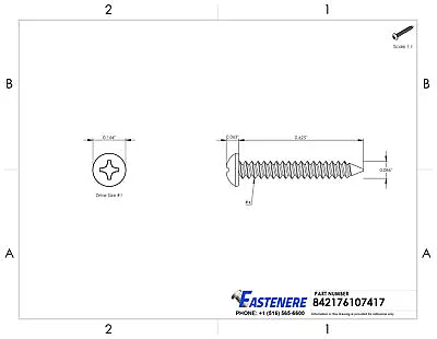 #2 Phillips Pan Head Sheet Metal Screws Self Tapping Stainless Steel All Lengths • $9.43