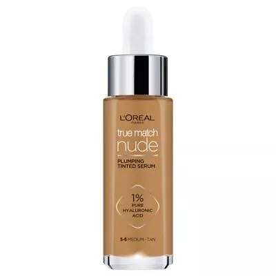 L'Oreal Paris True Match Nude Plumping Tinted Serum Choose Your Shade Brand *NEW • £10.99