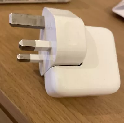 Genuine Apple 10W USB IPad & IPhone Adapter Charger With Plug A1357 • £4