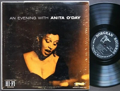 $63.74 • Buy ANITA O'DAY An Evening With LP NORGRAN MG N-1057 US 1955 DG MONO Tal Farlow