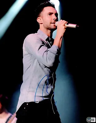 Adam Levine Signed Maroon 5 Concert 11x14 Inch Photo + BECKETT COA Hologram BAS • $199.99
