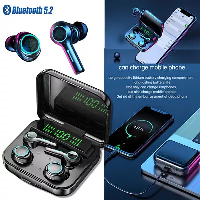 For Motorola Moto G Pure/Play/ Edge Wireless Earbuds 2 Pair Bluetooth Headphones • $32.99