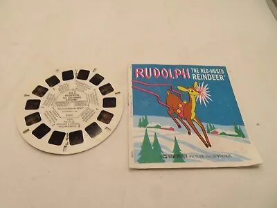 Viewmaster   Reel And Booklet  Rudolph The Red Nosed Reindeer Reel 1 • $2.99