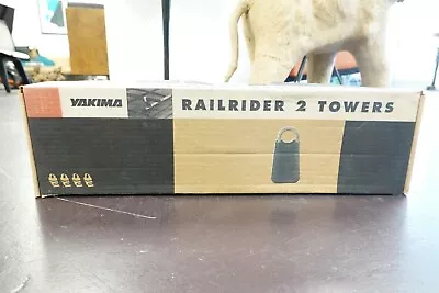 Complete Set NOS Yakima Locking RailRider 2 Towers Part # 0202 With Hardware Bag • $79.99