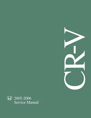 2005 2006 Honda CR-V Shop Service Repair Manual Book • $197.99