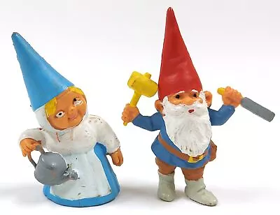 David The Gnome DAVID And Lisa Figure BRB El Gnomo Vintage PVC 3.5  AO363 • £12.75