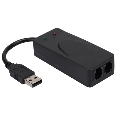 £21.25 • Buy Fax Modem Dual Port USB2.0 56K External Modem Driver For Win 7/Win 8/Win 10 BLW