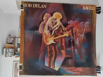 BOB DYLAN Saved ORIGINAL Promo Poster 1980 • $25