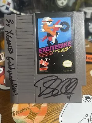 Ricky Carmichael Signed Excitebike NES Game W/ 3x X-Games Gold Medalist Inscript • $99.99