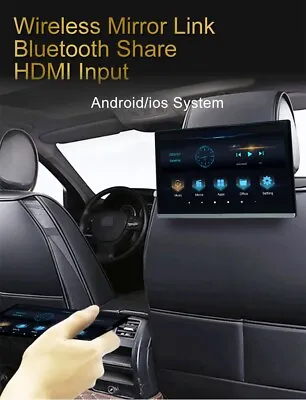 Android Monitor Bluetooth 2+32G 13.3in Touch Screen Player For Car Rear Headrest • $269.69