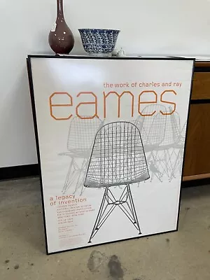 The Work Of Charles And Ray Eames Poster Vintage The Cooper Hewitt Museum • $250