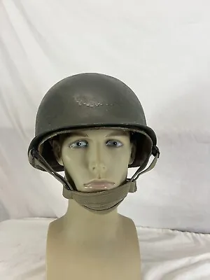 Vintage Israeli Defense Force IDF Kasdah M1 Helmet Shell Liner & Chinstrap • $85