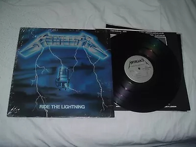 METALLICA Ride The Lightning '84 SHRINK !! ORIG MEGAFORCE SILVER 1st Pr NMint • $749.99